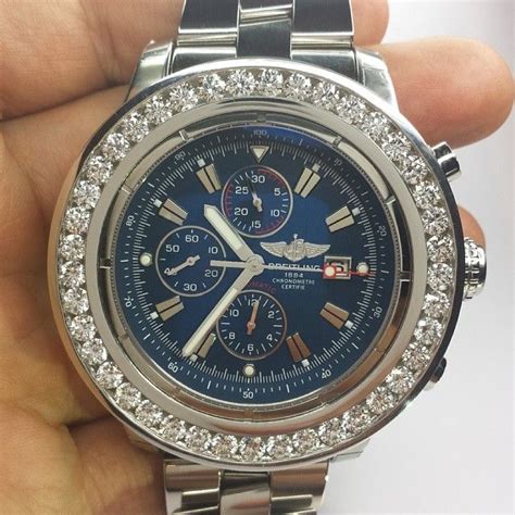 replica iced out breitling watches|breitling watches replica swiss.